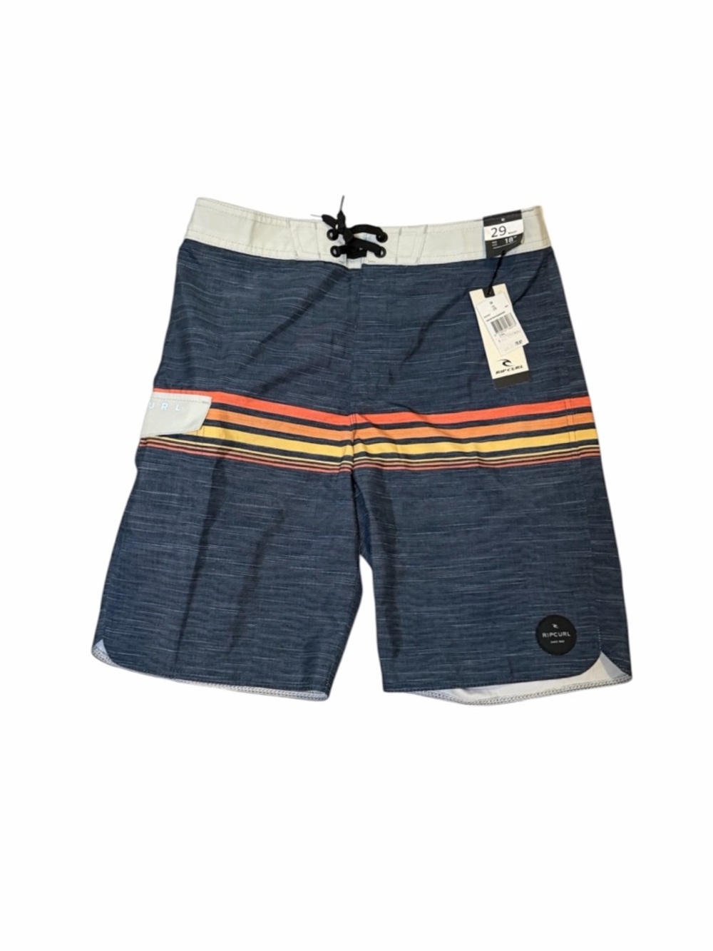 NWT Rip Curl Men's Navy and Multicolor Stripe Board Shorts size 29
